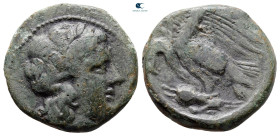 Sicily. Akragas circa 287-282 BC. Bronze Æ