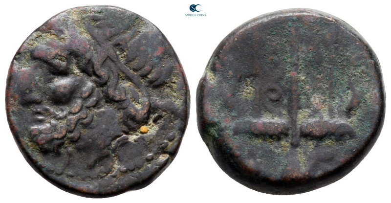Sicily. Syracuse. Hieron II 275-215 BC. 
Bronze Æ

20 mm, 7,10 g



nearl...