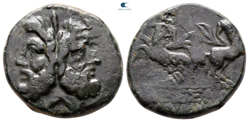 Macedon. Thessalonica circa 187-131 BC. 
Bronze Æ

22 mm, 6,44 g



very ...