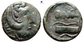 Kings of Macedon. Contemporary Barbaric imitation. Alexander III "the Great" 336-323 BC. Bronze Æ