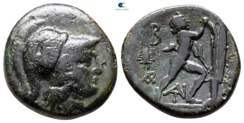 Kings of Macedon. Uncertain mint. Antigonos II Gonatas 277-239 BC. 
Bronze Æ
...