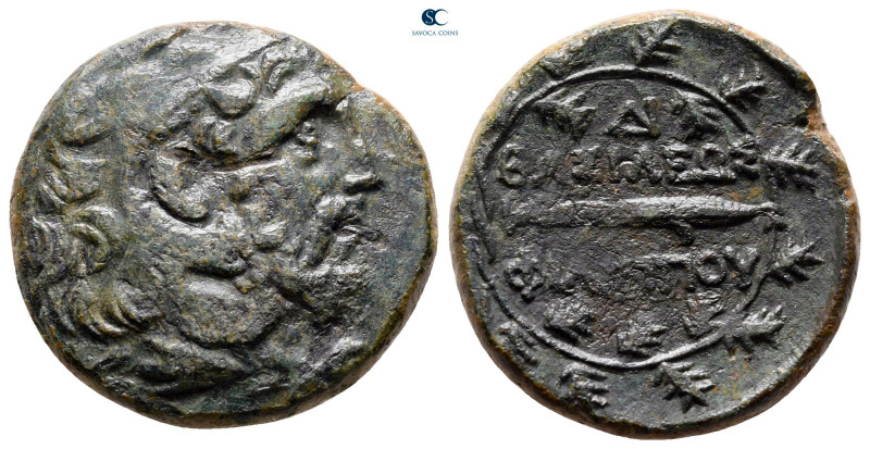 Kings of Macedon. Uncertain mint. Philip V 221-179 BC. 
Bronze Æ

22 mm, 8,25...