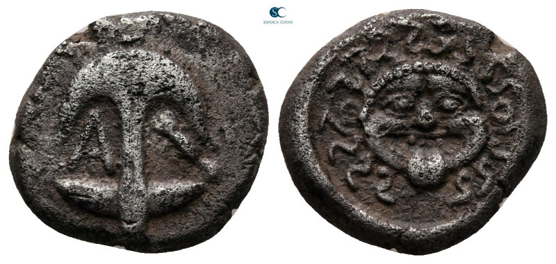 Thrace. Apollonia Pontica circa 480-450 BC. 
Drachm AR

15 mm, 3,28 g



...