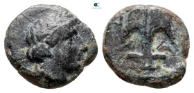 Thrace. Apollonia Pontica circa 405-330 BC. Bronze Æ