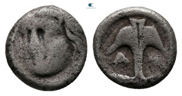 Thrace. Apollonia Pontica circa 375-335 BC. Obol AR