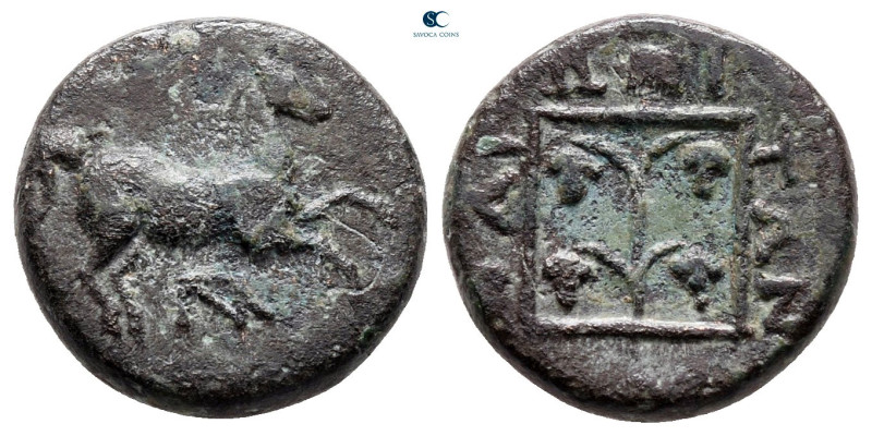 Thrace. Maroneia circa 398-347 BC. 
Bronze Æ

14 mm, 2,86 g



very fine