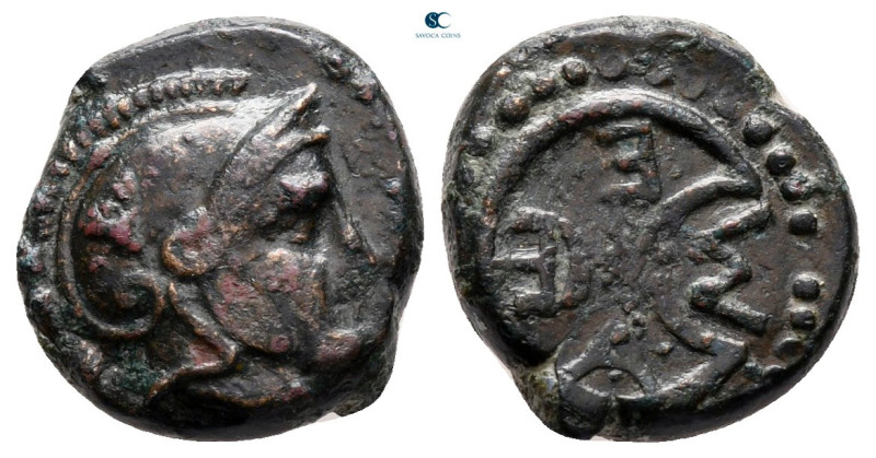 Thrace. Mesembria circa 350-300 BC. 
Bronze Æ

14 mm, 2,40 g



very fine...