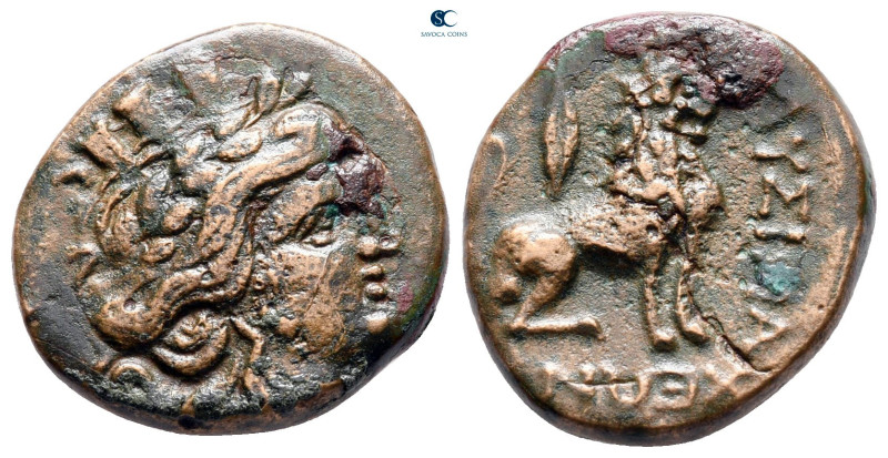 The Thracian Chersonese. Lysimacheia circa 309-200 BC. 
Bronze Æ

19 mm, 5,29...