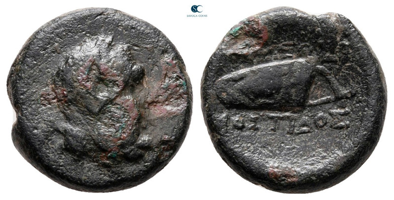 Kings of Thrace. Kainian. Mostis 139-101 BC. 
Bronze Æ

14 mm, 2,99 g



...