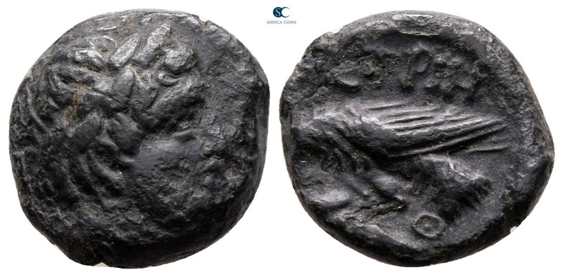 Moesia. Istrus circa 300-100 BC. 
Bronze Æ

16 mm, 4,20 g



very fine