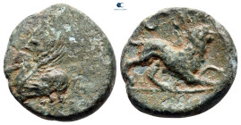Akarnania. Leukas circa 350-300 BC. Bronze Æ