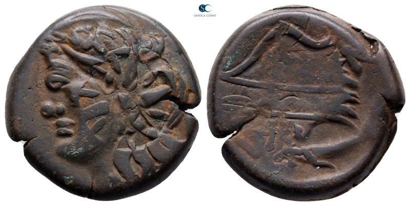 Cimmerian Bosporos. Pantikapaion circa 310-304 BC. 
Bronze Æ

20 mm, 7,61 g
...