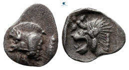 Mysia. Kyzikos circa 450-400 BC. Hemiobol AR