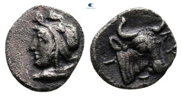 Mysia. Kyzikos circa 410-400 BC. Hemiobol AR