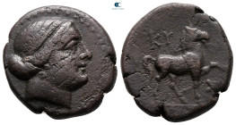 Aiolis. Kyme circa 250-200 BC. Bronze Æ