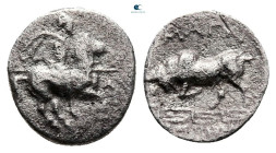 Ionia. Magnesia ad Maeander circa 350-325 BC. Obol AR