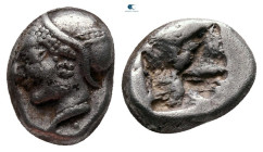 Ionia. Phokaia circa 521-478 BC. Diobol AR