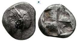 Ionia. Phokaia circa 521-478 BC. Diobol AR