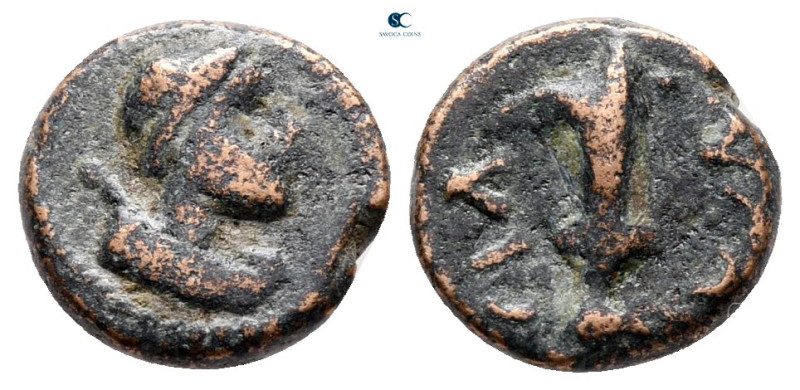 Pamphylia. Sillyon circa 200-100 BC. 
Bronze Æ

10 mm, 1,23 g



nearly v...