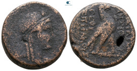 Seleukid Kingdom. Antioch on the Orontes. Antiochos IV Epiphanes 175-164 BC. 'Egyptianizing' series. Bronze Æ