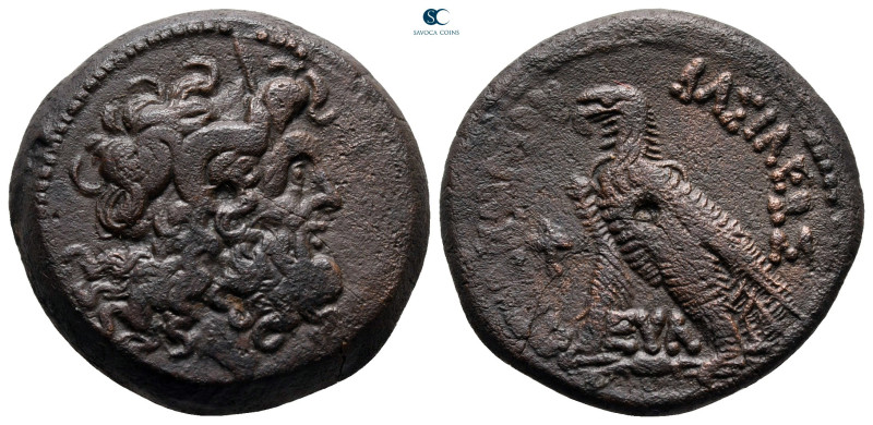 Ptolemaic Kingdom of Egypt. Cyprus. Ptolemy VI Philometor 180-145 BC. 
Obol Æ
...