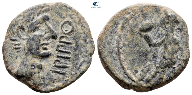 Hispania. Irippo (area of Seville). Augustus 27 BC-AD 14. 
Bronze Æ

21 mm, 4...