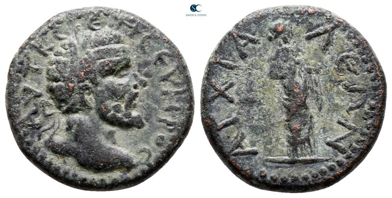 Thrace. Anchialos. Septimius Severus AD 193-211. 
Bronze Æ

18 mm, 4,06 g

...