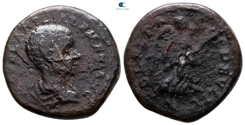 Thrace. Deultum. Diadumenian AD 218-218. 
Bronze Æ

24 mm, 8,68 g



fine...