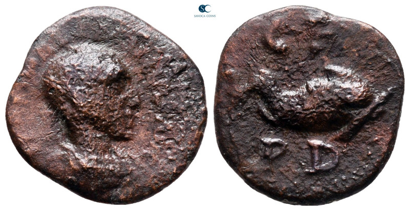 Thrace. Deultum. Maximinus I Thrax AD 235-238. 
Bronze Æ

18 mm, 2,67 g


...