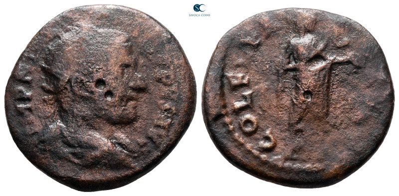 Thrace. Deultum. Philip I Arab AD 244-249. 
Bronze Æ

22 mm, 5,54 g



fi...
