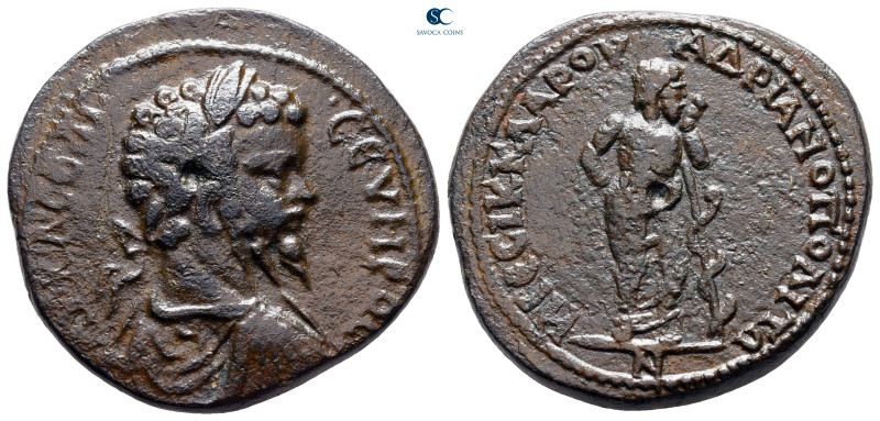 Thrace. Hadrianopolis. Septimius Severus AD 193-211. 
Bronze Æ

29 mm, 12,54 ...