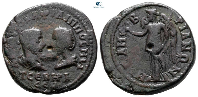 Thrace. Mesembria. Philip I and Otacilia Severa AD 244-249. 
Bronze Æ

27 mm,...