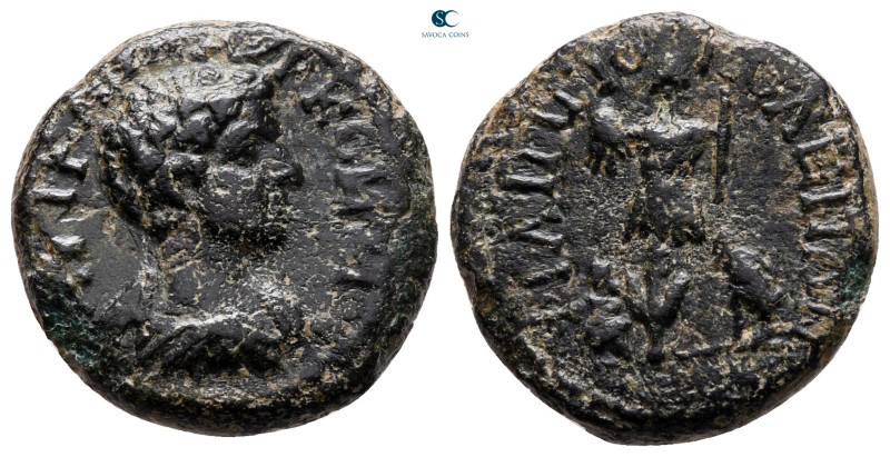 Thrace. Philippopolis. Commodus AD 180-192. 
Bronze Æ

18 mm, 4,40 g



v...