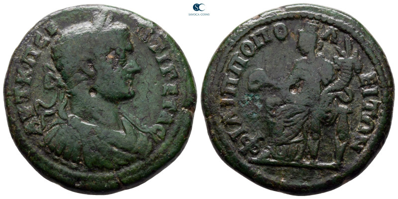 Thrace. Philippopolis. Geta AD 198-211. 
Bronze Æ

30 mm, 18,16 g



very...