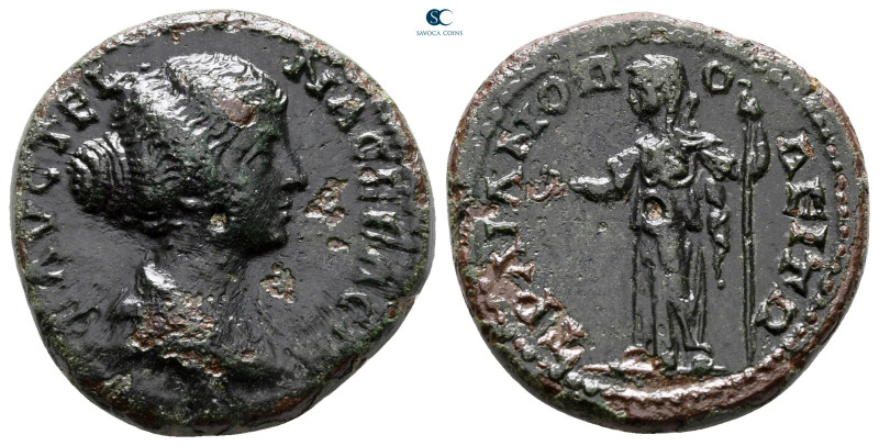 Thrace. Trajanopolis. Faustina II AD 147-175. 
Bronze Æ

24 mm, 6,66 g


...