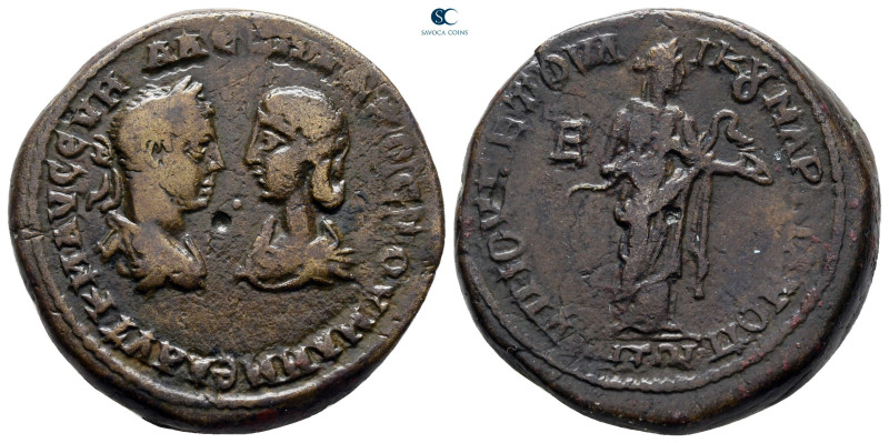 Moesia Inferior. Marcianopolis. Severus Alexander, with Julia Mamaea AD 222-235....