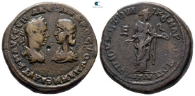 Moesia Inferior. Marcianopolis. Severus Alexander, with Julia Mamaea AD 222-235. Bronze Æ