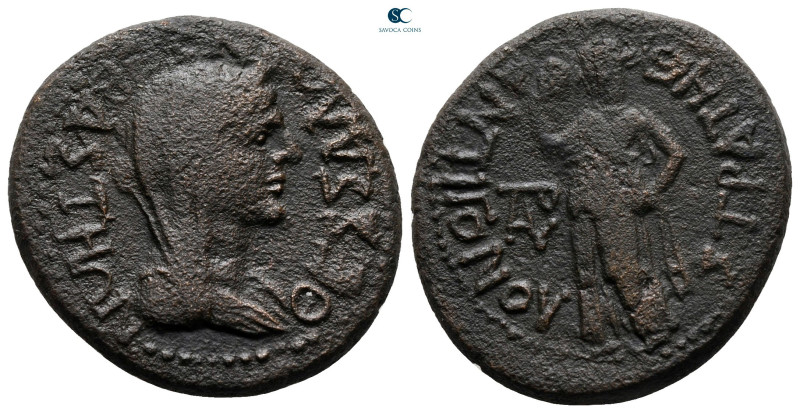 Thessaly. Koinon of Thessaly. Livia, wife of Augustus AD 14-29. 
Bronze Æ

25...