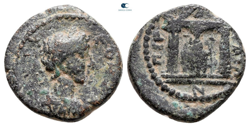 Pamphylia. Perge. Commodus AD 180-192. 
Bronze Æ

14 mm, 1,98 g



nearly...