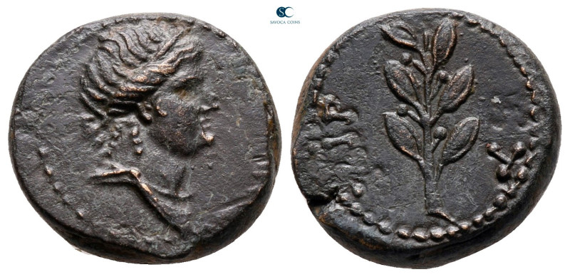 Seleucis and Pieria. Antioch. Pseudo-autonomous issue AD 65-66. 
Bronze Æ

16...