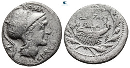 Q. Lutatius Cerco 109 BC. Rome. Denarius AR