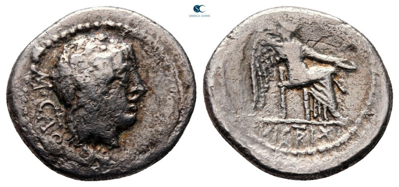 M. Porcius Cato 89 BC. Rome
Quinarius AR

15 mm, 1,86 g



nearly very fi...