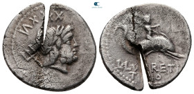 L. Lucretius Trio 74 BC. Rome. Denarius AR