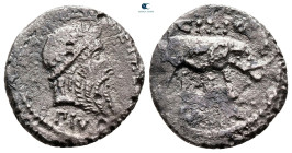 Q. Caecilius Metellus Pius Scipio 47-46 BC. Rome. Denarius AR