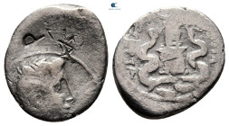 Augustus 27 BC-AD 14. Rome. Quinarius AR