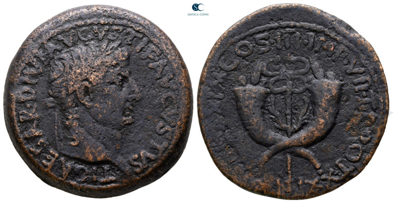 Tiberius AD 14-37. Commagene
Dupondius Æ

30 mm, 16,91 g



nearly very f...