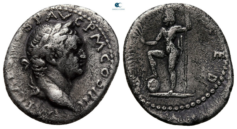 Titus AD 79-81. Antioch
Denarius AR

19 mm, 3,24 g



very fine