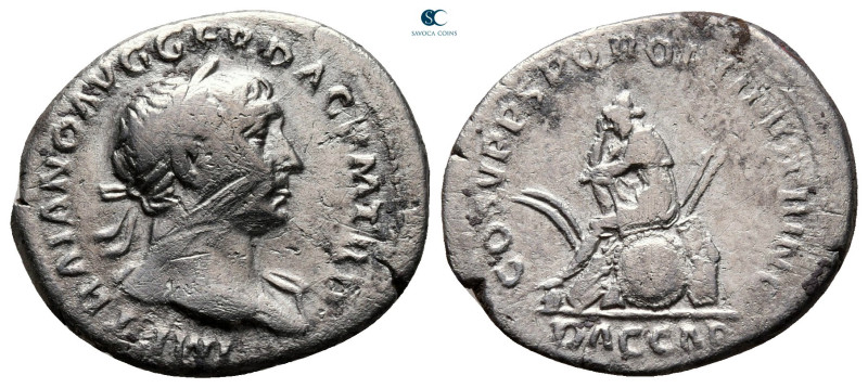 Trajan AD 98-117. Rome
Denarius AR

20 mm, 2,67 g



nearly very fine