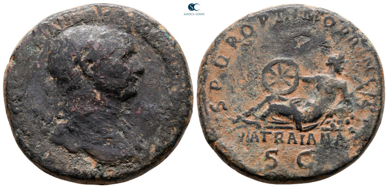 Trajan AD 98-117. Rome
Sestertius Æ

32 mm, 22,04 g



fine