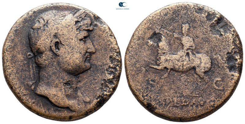Hadrian AD 117-138. Rome
Sestertius Æ

31 mm, 24,45 g



fine